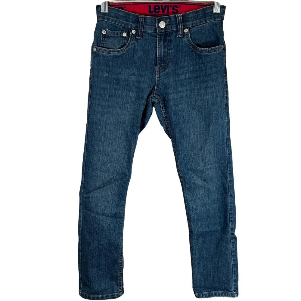 Levis 511 Slim Fit Kids Jeans Medium Wash Blue Size 10 Reg W25 L26